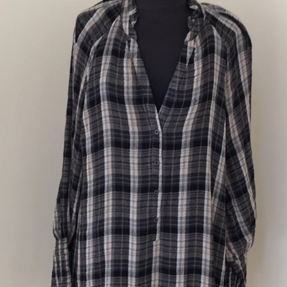 NWT Free People Button Down Dress XS